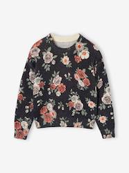 Girls-Crewneck jumper with long sleeves for girls