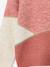 Long-sleeved knitwear jumper for girls olive+rosy 