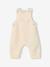 Dungarees and bodysuit set for baby vanilla 