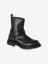 Shoes-Pair of girls leather boots
