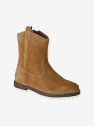 Pair of girls leather boots