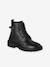 Pair of girls leather boots black 