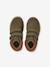 Pair of boys boots with straps khaki+navy blue 