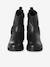 Pair of girls leather boots black 