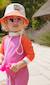Flower sunglasses for kids beige+rose 