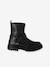 Pair of girls leather boots black 