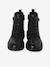 Pair of girls leather boots black 