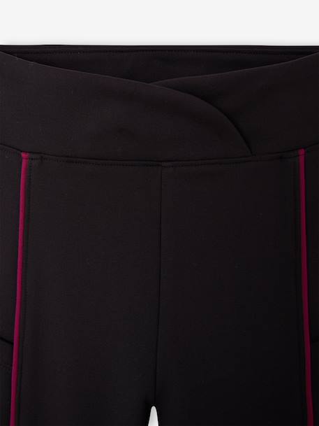 Sports leggings for girls anthracite 