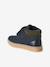 Pair of boys boots with straps khaki+navy blue 
