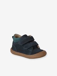 Shoes-Pair of Soft Leather Boots for Babies, Designed for First Steps 