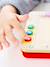 Little interactive pixel piano red 