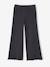 Wide-leg knitted leggings for girls marl grey+taupe 