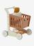 Wooden Shopping Trolley in FSC®100% wood caramel+NO COLOR 