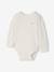 Pack of 5 long-sleeved bodysuits for baby ecru 