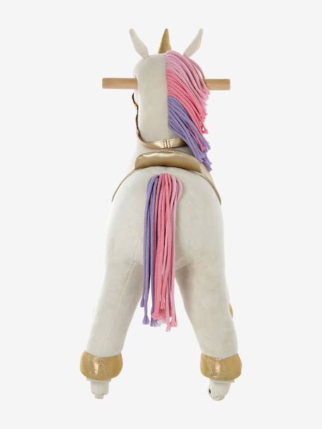 Horse on Wheels in FSC® Wood Big Horse+ecru+Small Horse+white 