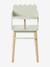FSC® scalloped wooden doll's high chair white 