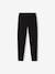 Long leggings for girls black+plum 