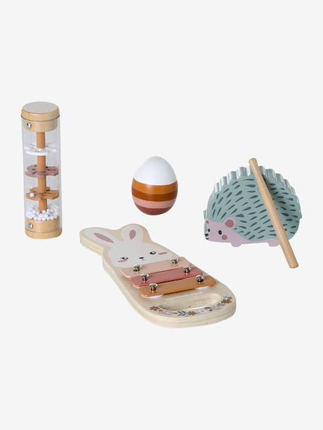 Musical Activities Set in FSC® Wood, Tanzania rose+wood 
