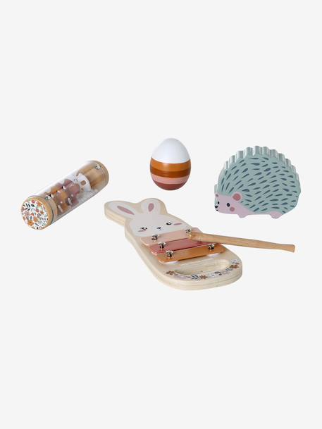 Musical Activities Set in FSC® Wood, Tanzania rose+wood 