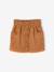 Corduroy Skirt with Heart Pockets for Girls anthracite+camel+mauve+peacock blue 