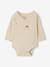Pack of 5 long-sleeved bodysuits for newborn marl beige 