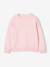 Long-sleeved jumper for girls navy blue+raspberry pink+rose 
