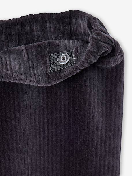 Leggings for girls anthracite+dusky pink 