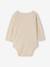 Pack of 5 long-sleeved bodysuits for newborn marl beige 