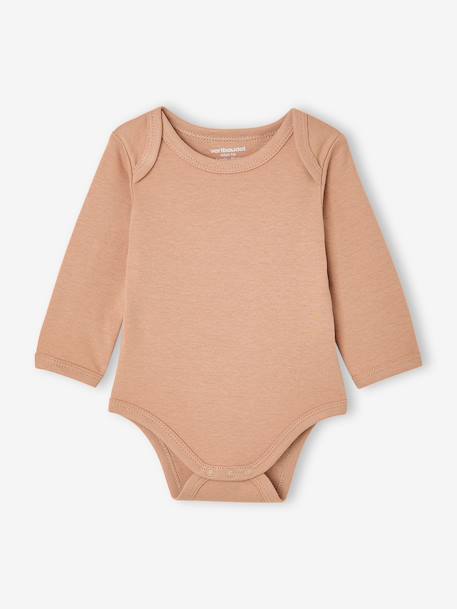 Pack of 3 long-sleeved bodysuits for baby hazel 