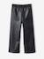 Long slim leggings for girls black 