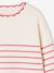 Long-sleeved jumper for girls navy blue+raspberry pink+rose 