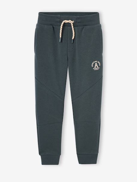 Athletic Joggers in Fleece for Boys anthracite+chocolate+khaki 
