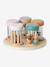 Set of 5 Musical Rattles in FSC® Wood rose+wood 