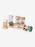 Set of 5 Musical Rattles in FSC® Wood rose+wood 
