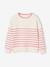 Long-sleeved jumper for girls navy blue+raspberry pink+rose 