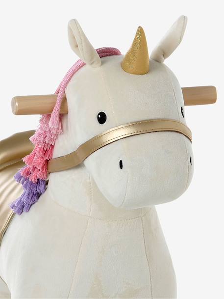 Horse on Wheels in FSC® Wood Big Horse+ecru+Small Horse+white 