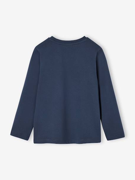 Long-sleeved T-shirt for boys anthracite+cappuccino+red+sage green+white 