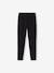 Long leggings for girls black+plum 
