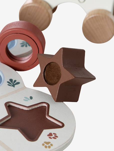 FSC100® wooden early learning toy gift set caramel 