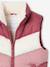 Lightweight sleeveless puffer jacket for girls plum 