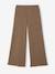 Wide-leg knitted leggings for girls marl grey+taupe 
