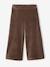 Wide Corduroy Trousers for Girls anthracite+BROWN MEDIUM SOLID+chocolate+ecru+grey blue+khaki+mauve+plum+rose 