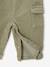 Corduroy dungarees for baby pistachio 