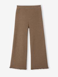 Girls-Leggings-Wide-leg knitted leggings for girls