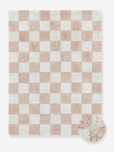 Rectangular rug Tiles rose 