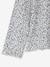 Long-sleeved roll-neck top for girls ecru+green 
