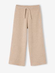 Girls-Wide-leg knitted trousers for girls