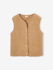 Girls-Sleeveless jacket