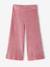 Wide Corduroy Trousers for Girls anthracite+BROWN MEDIUM SOLID+chocolate+ecru+grey blue+khaki+mauve+plum+rose 