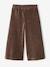 Wide Corduroy Trousers for Girls anthracite+BROWN MEDIUM SOLID+chocolate+ecru+grey blue+khaki+mauve+plum+rose 